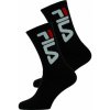 Fila Unisex Tennis Plain Socks 2P black Čierny
