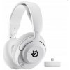 Slúchadlá SteelSeries Nova 5X White náhlavné herné bezdrôtové