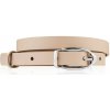 Brødrene Dámsky kožený opasok 95 cm | béžová O-OPD28/BEIGE95