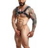 DNGEON Cross Chain Harness Black