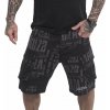Yakuza cargo šortky ANYONE ALLOVER CARGO CSB 23003 black Farba: čierna, Veľkosť: 34