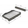 Filter vnútorného priestoru BOSCH 1 987 432 401