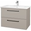 Dreja Umývadlová skrinka GIO SZZ2 80 - N07 Stone / Úchytka T06 / N07 Stone