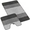Bellatex Bany Trojúhelník šedý 60x100 + 60x50cm