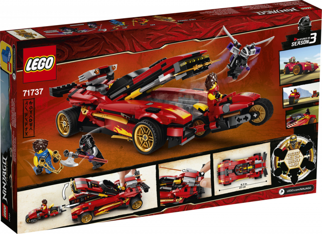 LEGO® NINJAGO® 71737 Kaiův červený bourák od 79,9 € - Heureka.sk