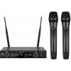 Fotověci Profesionální Set 2kanálový Bezdrátový Mikrofon Stream Podcast Karaoke Party Stage, až 50 m