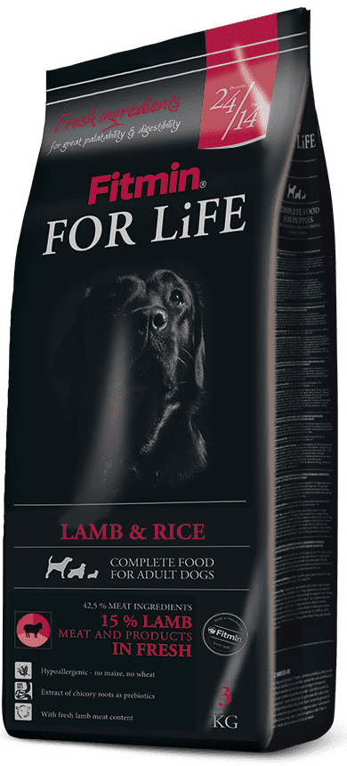 Fitmin For Life Adult Lamb & Rice 3 kg