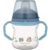 Canpol Babies nevylievací hrnček s mäkkým náustkom Bonjour modrý 150 ml