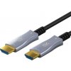 Kábel HDMI M/M 10m, Ultra High Speed+Eth, 8K@60Hz, HDMI 2.1, čierny, jednosmerný, aktívny, optický