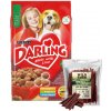 PURINA Darling s lahodnou zmesou hovädzieho a kuracieho mäsa 10 kg + Hovädzie tyčinky WILD FARM 500g psia maškrta