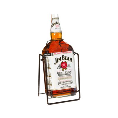 Jim Beam 40% 3 l (darčekové balenie s kolískou)