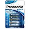 PANASONIC Alkalické baterie EVOLTA Platinum LR6EGE/4BP AA 1,5V (Blistr 4ks) 2786,00