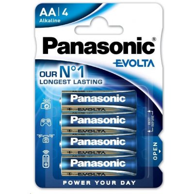 PANASONIC Alkalické baterie EVOLTA Platinum LR6EGE/4BP AA 1,5V (Blistr 4ks) 2786,00