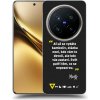 Picasee silikónový čierny obal pre Vivo X200 Pro - Kazma - SVĚT PATŘÍ TĚM, CO SE NEPOSEROU
