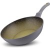 LAMART LT1197 panvica WOK 28x8cm OLIVE