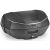 V49NB AIR kufor GIVI čierny (Monokey) s čírou optikou a čiernym vekom, objem 49 ltr., čierna 