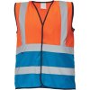 Cerva Lynx Duo Reflexná vesta 03030115 oranžová/royal M