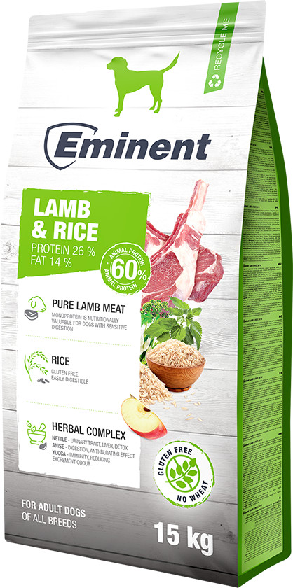 Eminent Lamb & Rice High Premium 15 kg