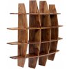 indickynabytok.sk - Polica na stenu Kali 100x100x25 indický masív palisander