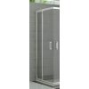 Ronal Top-Line TED2 Jednokrídlové dvere pre rohový kút 75x190cm, Ľavé, Aluchróm/Durlux TED2G07505022