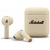 Marshall Minor IV TWS Bluetooth bezdrôtové slúchadlá do uší BT 5.3, aktívne potlačenie hluku, bezdrôtové nabíjanie Qi, IPX4, krémové EU