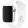 eses Základný silikónový remienok pre Apple Watch 42 mm/44 mm/45 mm/46 mm/49 mm - veľkosť S/M Farba: biela