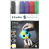 Akrylový popisovač, sada, 2 mm, SCHNEIDER Paint It 310, 6 rôznych farieb