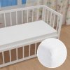 Detské froté napínacie prestieradlo do postieľky FR-031 Biele 70 x 140 x 10 cm - do postieľky
