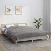 Deka VidaXL polyester 200 cm x 220 cm šedá