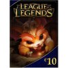 League of Legends elektronická peňaženka 10 € (1380 Riot Points)