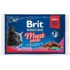 Brit Premium Cat Delicate Fillets in Gravy Turkey and Chicken, Beef and Peas 4 x 100 g