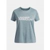 Under Armour Dievčenské tričko UA TECH TWIST WDMK LOGO SS Modrá YSM