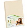 Prestieradlo BELLATEX J6 Prestieradlo Jersey 160 x 200 cm, smotanové (10007)