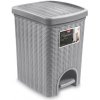Stefanplast Odpadkový kôš 20 l, sivý
