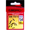 KRIMPOVACIE TRUBIČKY BEJAX -JEDNO RÚRKOVÉ 10ks - 1,4mm