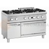 Plynový sporák s plynovou rúrou 3x 6,2 kW, 3x 8,5 kW, 7,5 kW, 1200x700x850 mm | BARTSCHER, 70060 GB21