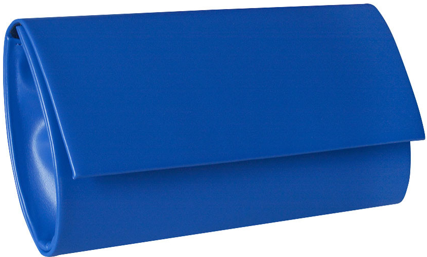 Lamour matná listová kabelka kráľovsky modrá