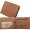 Impex Ochrana RFID - Kožená peňaženka Hunter s dvojitým prešívaním - svetlá Hunter Veľkosť: UNI