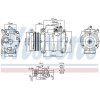 Kompresor klimatizácie NISSENS** FIRST FIT ** 12V 891005 EAN: 5707286511026