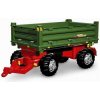 Rolly Toys rollyTrailer Dvojnápravový príves Rolly Multi zelený
