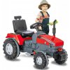 Jamara Šliapací traktor Power Drag červený