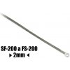 Náhradný odporový tavný drôt pre zváračku FS-200 a SF-200 šírka 2 mm dĺžka 243 mm