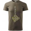 50 rokov na krku reťaz - Klasické pánske tričko vyššej gramáže - 4XL ( Army )