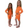 SPORT NANO tričko dlhý rukáv .detské .130 .oranžová
