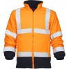 ARDON HI-VIS REF 402 VÝSTRAŽNÁ FLÍSOVÁ MIKINA ORANŽOVÁ-ČIERNA H8920 - XXXL