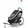 Cybex Zeno Bike vozík na bicykel 2v1, celočierny