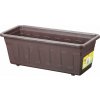 PLASTKON Samozavlažovací truhlík Garden Flor 100 cm hnedá