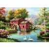Puzzle Starý červený mlýn 1000 dílků