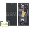 LCD Displej + Dotykové sklo Samsung Galaxy S23 Ultra S918B OLED Farba: Čierna