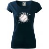Baseball lopta v triku - Dámske tričko Pure - 3XL ( Tmavomodrá (veľmi tmavá - skoro čierna) )